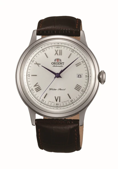 Orient Bambino TAC00009W0 Kurmalı Otomatik Deri Kahverengi Krem Kadran 41 mm Erkek Kol Saati ürün görseli 1