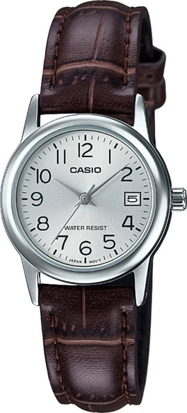 Casio LTP-V002L-7B2UDF Quartz Deri Kahverengi 25 mm Kadın Kol Saati ürün görseli 1