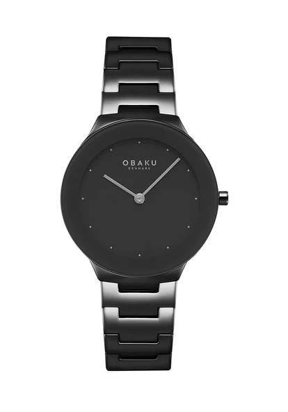 Obaku Denmark V290LXBBSB Quartz Çelik Safir Kristal Siyah 32 mm Kadın Kol Saati ürün görseli 1