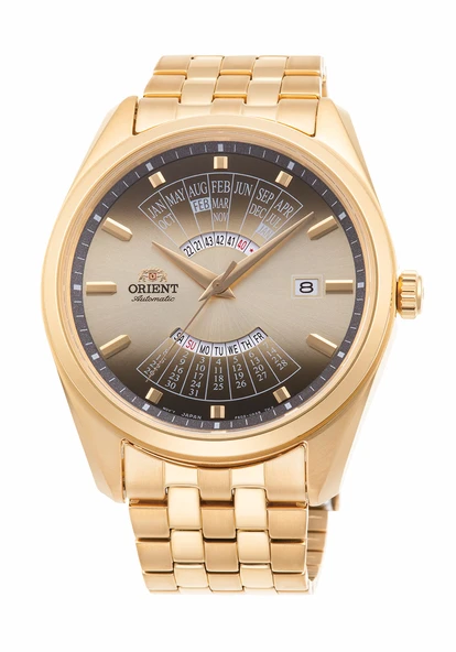 Orient RA-BA0001G10B Kurmalı Otomatik Çelik Altın Rengi Kahverengi Kadran 43 mm Erkek Kol Saati ürün görseli 1