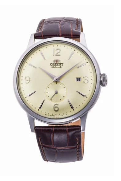 Orient Bambino RA-AP0003S30B Kurmalı Otomatik Deri Kahverengi Krem Kadran 41 mm Erkek Kol Saati ürün görseli 1