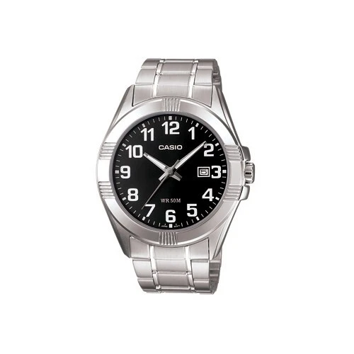 Casio MTP-1308D-1BVDF Quartz Çelik Gri Siyah Kadran 44 mm Erkek Kol Saati ürün görseli 1