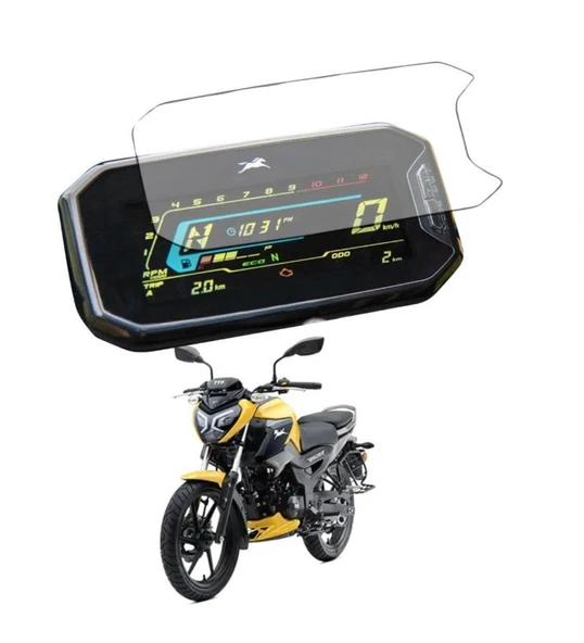 TVS Raider 125 Gösterge Uyumlu ŞEFFAF Nano Ekran Koruyucu ürün görseli 1