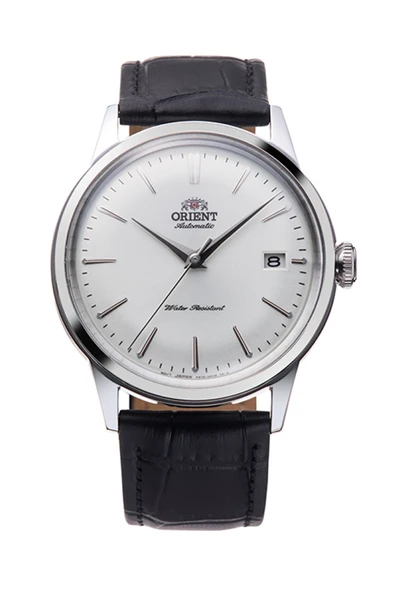 Orient Bambino RA-AC0M03S30B Kurmalı Otomatik Deri Siyah Beyaz Kadran 42 mm Erkek Kol Saati ürün görseli 1