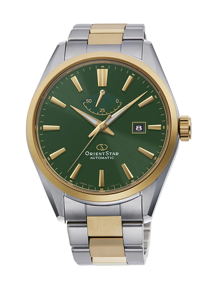 Orient Star RE-AU0405E00B Otomatik Çelik Gri/Altın Yeşil Kadran Safir Cam 42 mm Erkek Kol Saati ürün görseli 1
