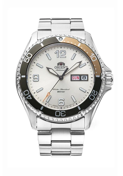 Orient Mako 3 RA-AA0821S39B Otomatik Çelik Gri Krem Kadran 20 ATM 42 mm Erkek Kol Saati ürün görseli 1