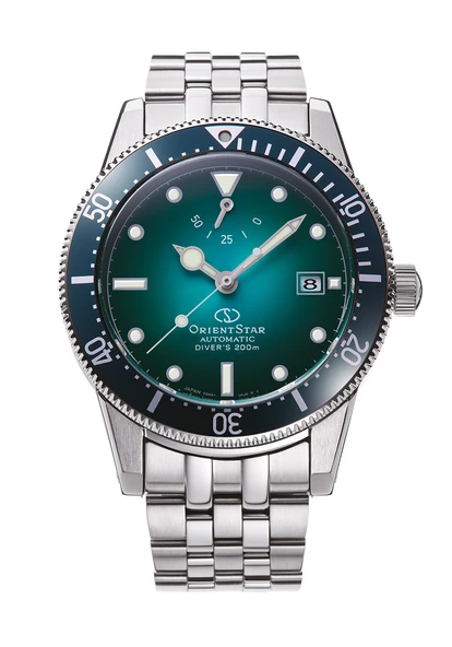 Orient RE-AU0602E00B Çelik Yeşil Kadran 41 mm Otomatik Erkek Kol Saati ürün görseli 1