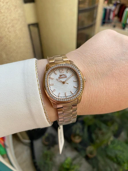Slazenger SL.09.2238.3.02 Quartz Çelik Rose 34 mm Kadın Kol Saati ürün görseli 1