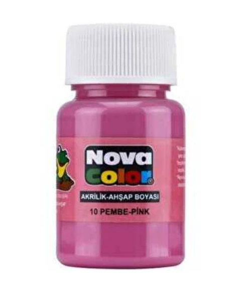 Nova Color Akrilik Boya 30 Ml Pembe - 4 adet ürün görseli 1