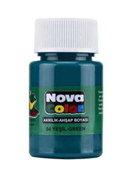Nova Color Akrilik Boya 30 Ml Yeşil - 2 adet ürün görseli 1