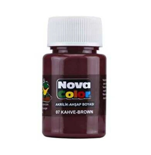 Nova Color Akrilik Boya 30 Ml Kahverengi - 4 adet ürün görseli 1