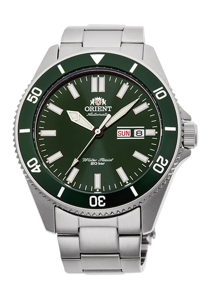 Orient RA-AA0914E19B Otomatik Çelik Gri Yeşil kadran 20 ATM 44 mm Erkek Kol Saati ürün görseli 1