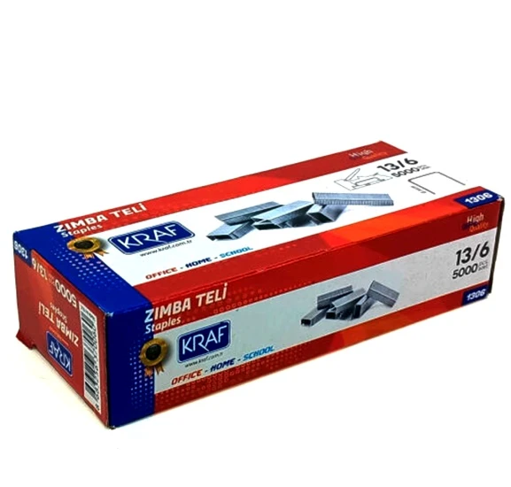 Kraf Zımba Teli 13/6 5000Li - 3 kutu ürün görseli 1