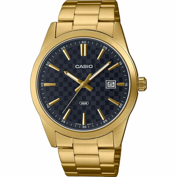 Casio MTP-VD03G-1AUDF Quartz Çelik Altın Rengi Siyah Kadran 41 mm Erkek Kol Saati ürün görseli 1
