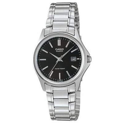 Casio LTP-1183A-1ADF Quartz Çelik Gri Siyah Kadran 29 mm Kadın Kol Saati ürün görseli 1