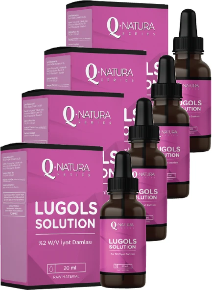 Lugols Solution % 2 İyot Damla 20 ml - 4 ADET + Roll-on Başlık Hediyeli ! ürün görseli 1