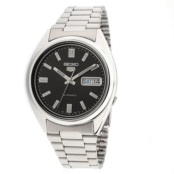 Seiko 5 SNXS79K1 Otomatik Çelik Gri Siyah Kadran 39 mm Erkek Kol Saati ürün görseli 1
