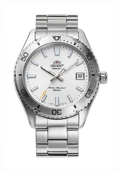 Orient RA-AC0Q03S30B Kurmalı Otomatik Çelik Gri Beyaz Kadran 40 mm Erkek Kol Saati ürün görseli 1