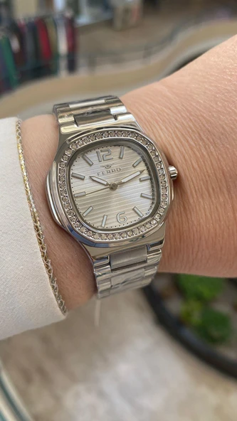 Ferro Quartz Çelik Gri 32 mm Kadın Kol Saati ürün görseli 1