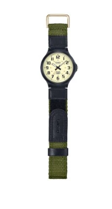 Casio MW-240B-3BVDF Quartz Nato Yeşil-Siyah Krem Kadran 44 mm Erkek Kol Saati ürün görseli 1