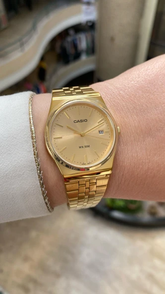 Casio MTP-B145G-9AVDF Quartz Çelik Altın Rengi 35 mm Erkek Kol Saati ürün görseli 1