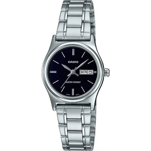 Casio LTP-V006D-1B2UDF Quartz Çelik Gri Siyah Kadran 25 mm Kadın Kol Saati ürün görseli 1