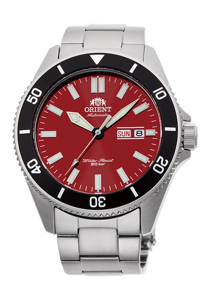 Orient RA-AA0915R19B Otomatik Çelik Gri Kırmızı Kadran 20 ATM 44 mm Erkek Kol Saati ürün görseli 1
