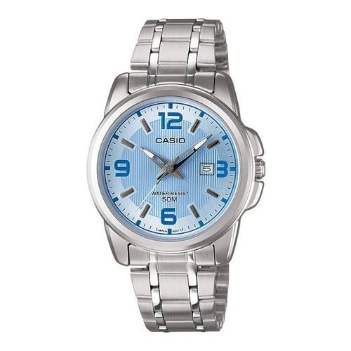 Casio LTP-1314D-2AVDF Quartz Çelik Gri Mavi Kadran 33 mm Kadın Kol Saati ürün görseli 1