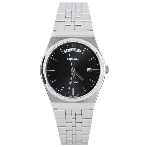 Casio MTP-B146D-1AVDF Quartz Çelik Gri Siyah Kadran 35 mm Erkek Kol Saati ürün görseli 1