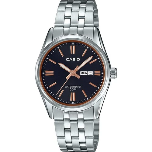 Casio LTP-1335D-1A2VDF Quartz Çelik Gri Siyah Kadran 30 mm Kadın Kol Saati ürün görseli 1