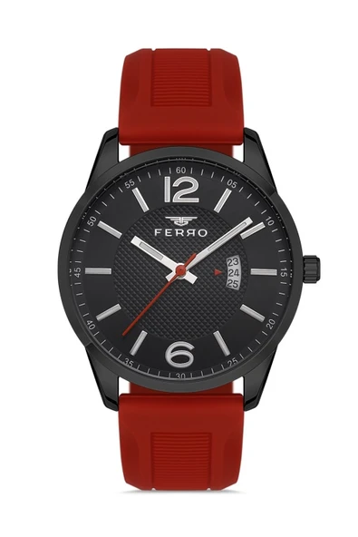 F11316D-ZK 43 mm Kırmızı Erkek Kol Saati ürün görseli 1