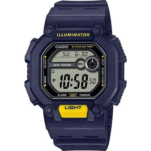 Casio W-737H-2AVDF Quartz Silikon Kordon Lacivert 10 ATM 46 mm Erkek Kol Saati ürün görseli 1