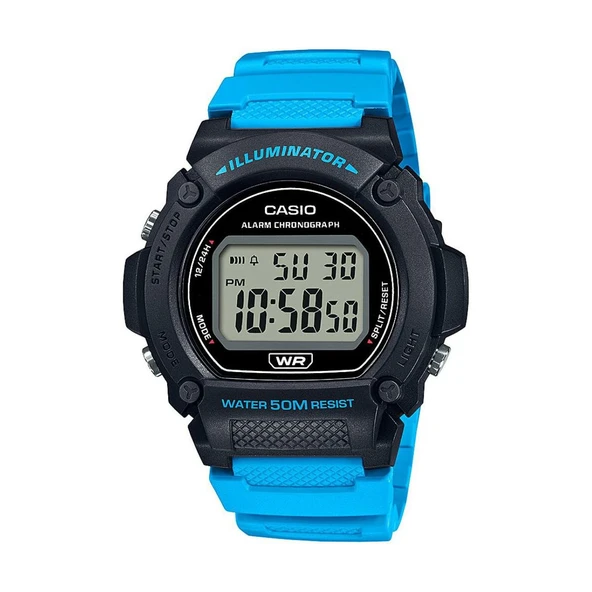 CASIO W-219H-2A2VDF ERKEK KOL SAATİ - Resim 3