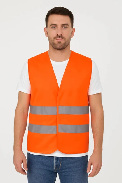 GALANTHUS HI-VIS YELEK Fosforlu Reflektörlü Güvenlik Yeleği İş Güvenliği ürün görseli 1