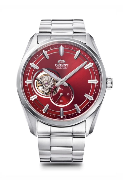 Orient RA-AR0010R30B Kurmalı Otomatik Open Heart Çelik Gri Kırmzı Kadran 41 mm Erkek Kol Saati ürün görseli 1