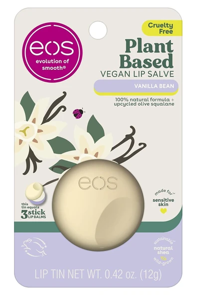 EOS Vanilla Bean Bitkisel Vegan Dudak Balsamı 12GR ürün görseli 1