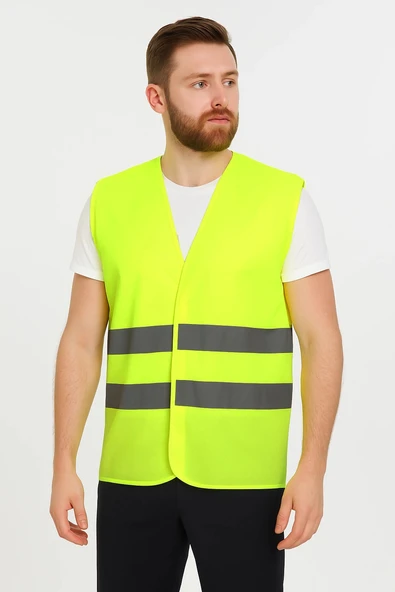 GALANTHUS HI-VIS YELEK Fosforlu Reflektörlü Güvenlik Yeleği İş Güvenliği ürün görseli 1