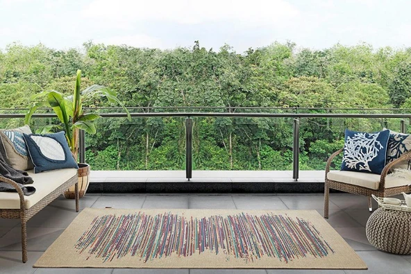 Gümüşsuyu Halı Deco Retro Multi 160x230 - Resim 2