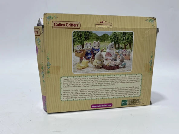 Calico Critters Husky Ailesi Figür Oyuncak Seti - Resim 5