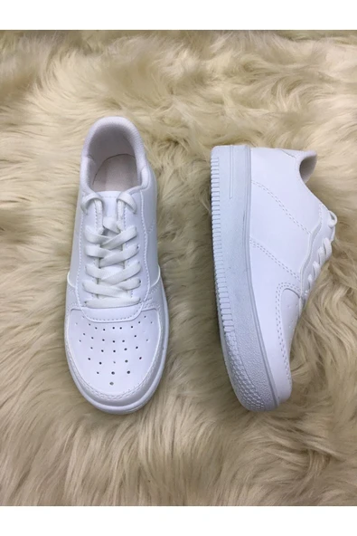 Beyaz - Unisex Spor Ayakkabı Günlük Sneakers ürün görseli 1