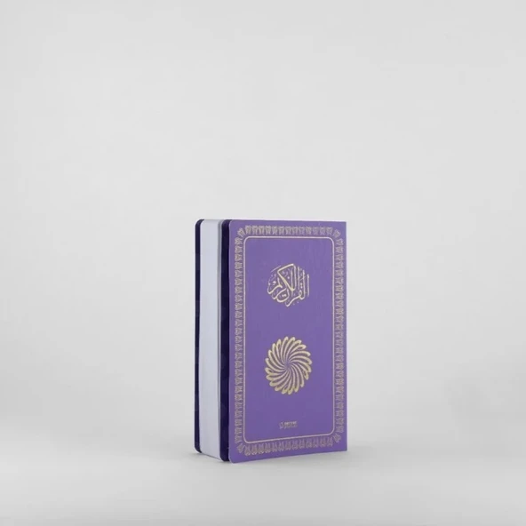 Feyzü'l Furkan Kur'an-ı Kerim ve Tefsirli Meali (Sempatik Cep Boy - İNCE CİLT) Lila ürün görseli 1