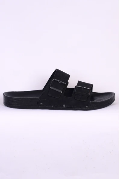 Pierre Cardin 7038 Ortopedik Büyük Numara Siyah Erkek Terlik ürün görseli 1
