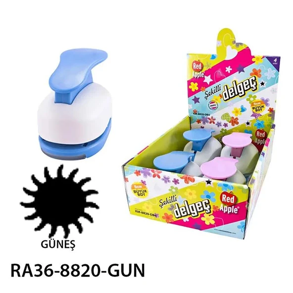 RED APPLE SEKILGEC 5CM GUNES BATTAL BOY 8820-GUN ürün görseli 1