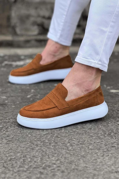 WG161 Taba Süet Erkek Casual Ayakkabı ürün görseli 1
