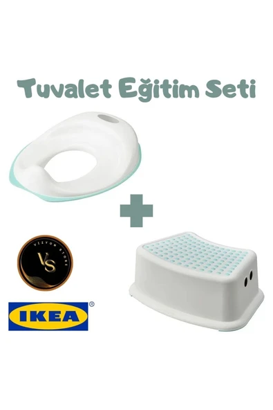 Çocuklar Için Tuvalet Eğitim Seti TOSSIG Klozet Adaptörü ve FÖRSIKTIG Kaydırmaz Çocuk Basamağı ürün görseli 1