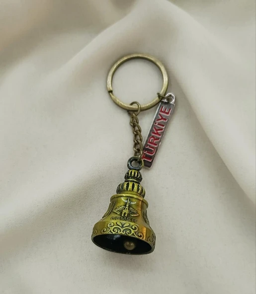 Anahtarlık Metal Zil Çan Tasarım Çanta Araba Cüzdan Süsü 17721 ürün görseli 1