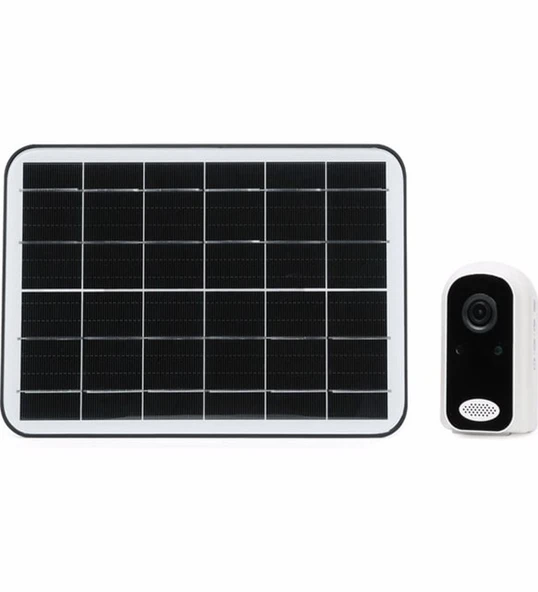 Kamera IPS-61 1080P Solar Güneş Panelli Ip Kamera Outdoor Wifi HD Güvenlik Kamerası Kingboss ürün görseli 1