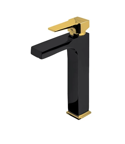 NEWARC AQUA ÇANAK TİPİ LAVABO BATARYASI (SİYAH ALTIN) ürün görseli 1