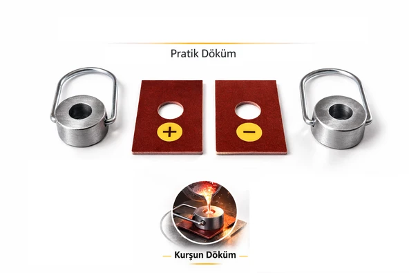 Akü Kurşun Kutup Başı Dökme Kalıbı Takım Kalıp ürün görseli 1