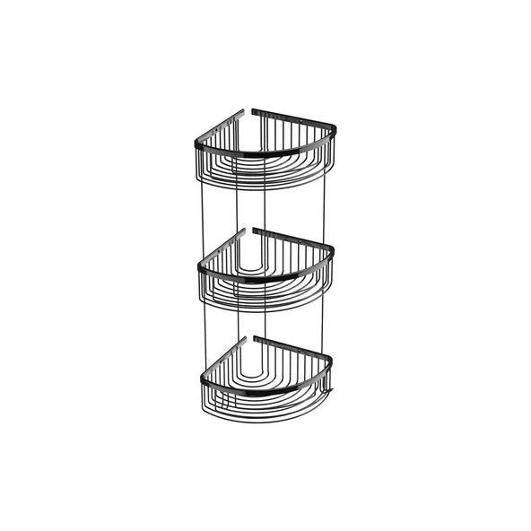 DUXXA OVAL 3 LÜ KÖŞELİK 20*20 (TİTAN-FÜME) ürün görseli 1